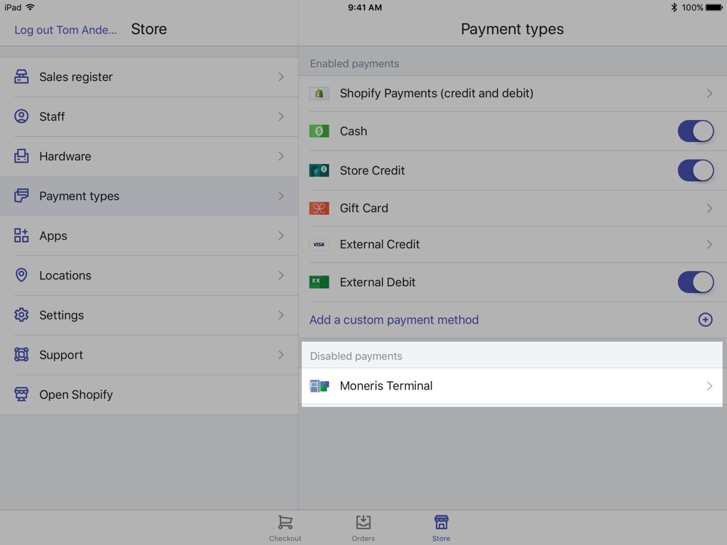 Moneris card reader · Shopify Help Center